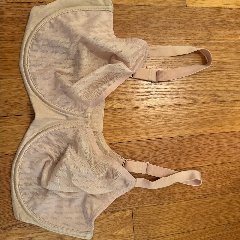 Wacoal Soft Pink Mesh Bra 38DDD